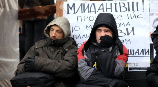 Two Maidan protesters in the time of calm e1396565425272