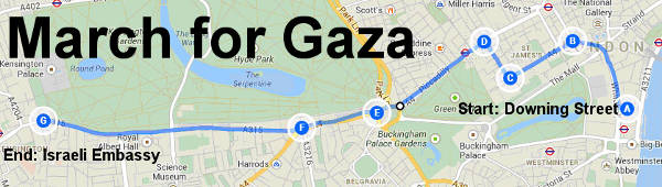 Route of march email