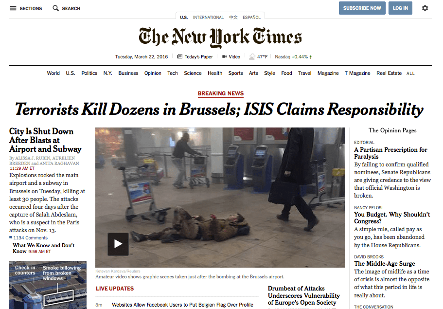 NYTBrusselsHomepage