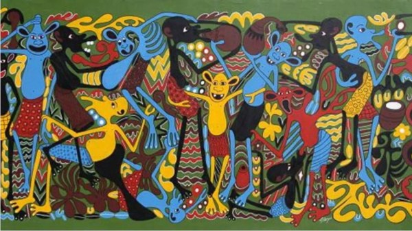 George Lilanga Tanzania Ukifka Mjini Kila Mtu Na Lake 1970s 4