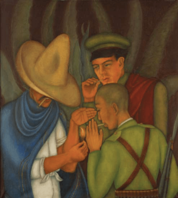 Aurora Reyes Flores Mexico Escena revolucionaria 1935