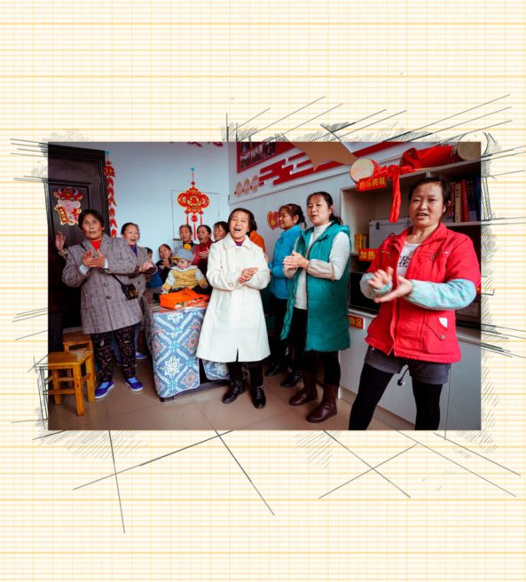 01 Women who migrated to the Wangjia community participate in local activities at the community centre in Tongren City Guizhou Province April 2021 e1628099072688