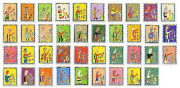 Frederic Bruly Bouabre Ivory Coast Le serment du Jeu de Paume 2010