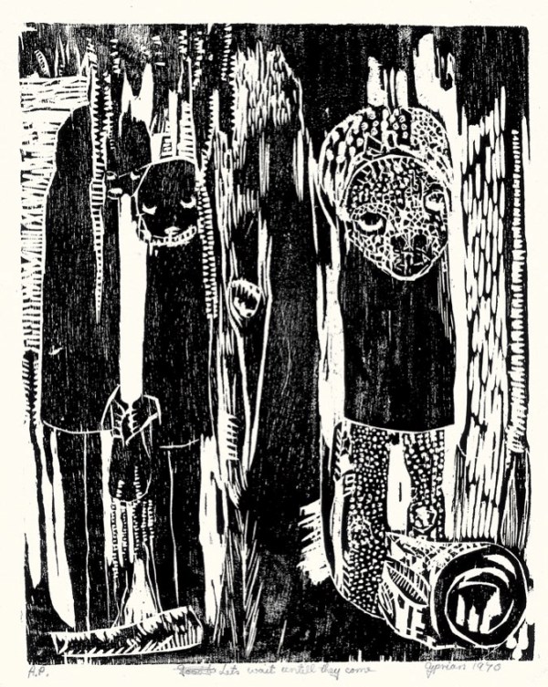 Cyprian Mpho Shilakoe South Africa Lets wait until they come 1970