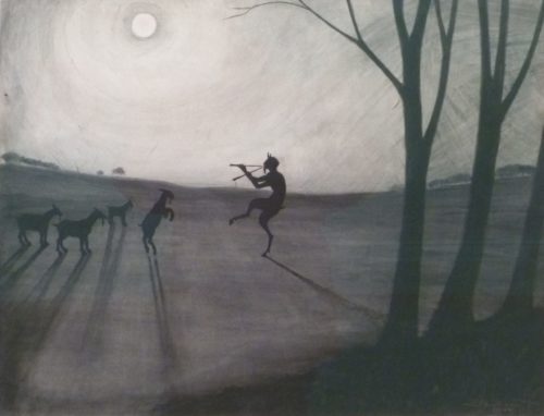 Léon Spilliaert 1900 Faun bij maneschijn scaled e1631607383767