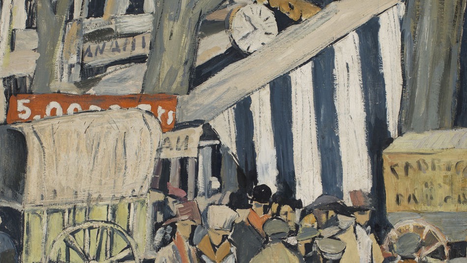 Joaquin Torres Garcia Uruguay Entoldado La Feria Canopy The fair 1917