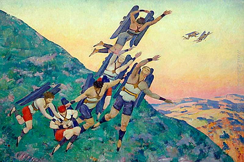 Konstantin Yuon USSR People of the Future 1929