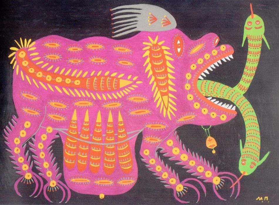 Maria Prymachenko Ukraine May That Nuclear War Be Cursed 1978