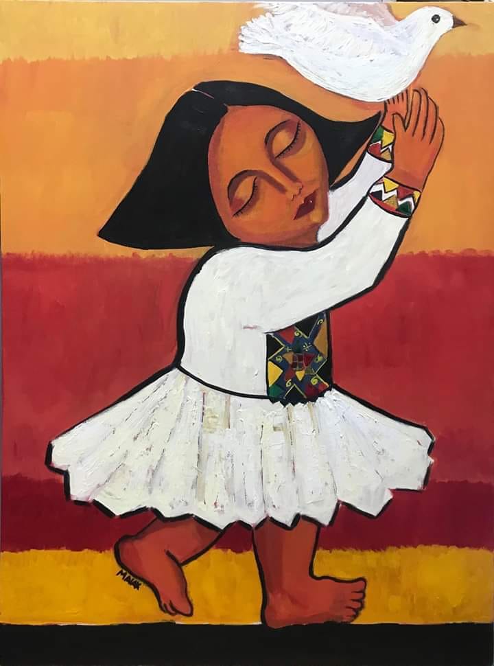 Malak Mattar Palestine Last scene before flying with the dove 2019 1