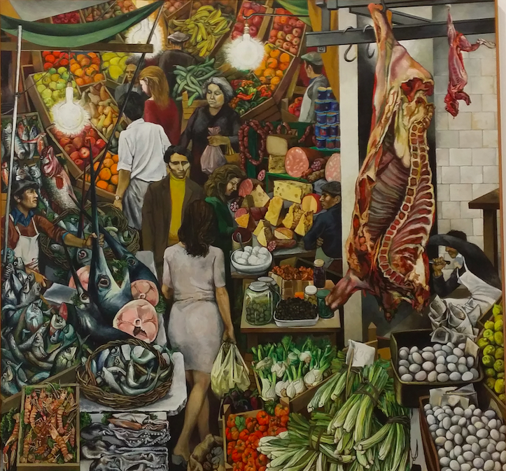 Renato Guttuso Italy Vucciria di Palermo 1974