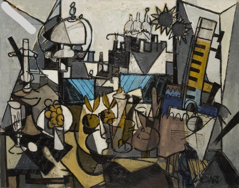 Claude Venard France Nature morte au Sacre Coeur 1991 768x604