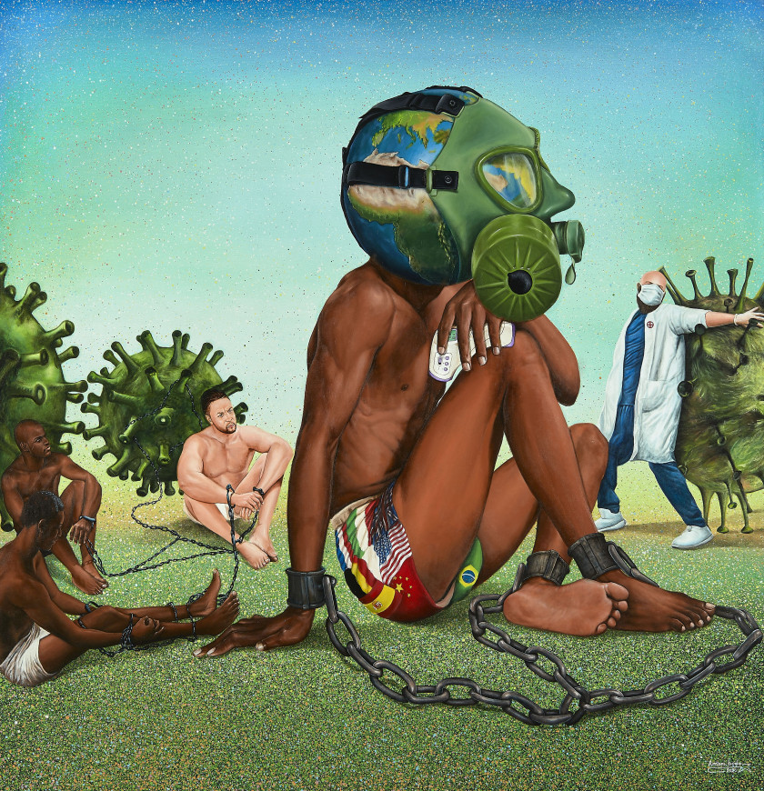 Amani Bodo DRC Masque a gaz 2020