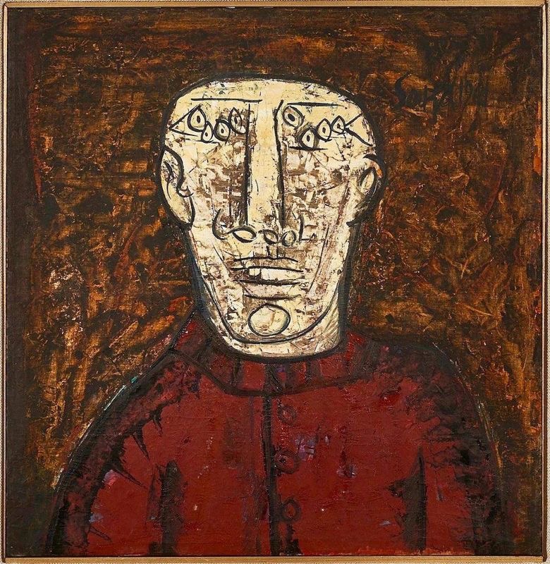 F N Souza India The Foreman 1961 1