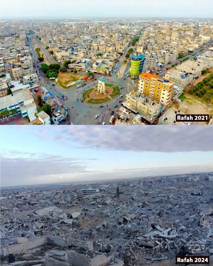 🇵🇸📍Rafah: before and after… – The New Dark Age